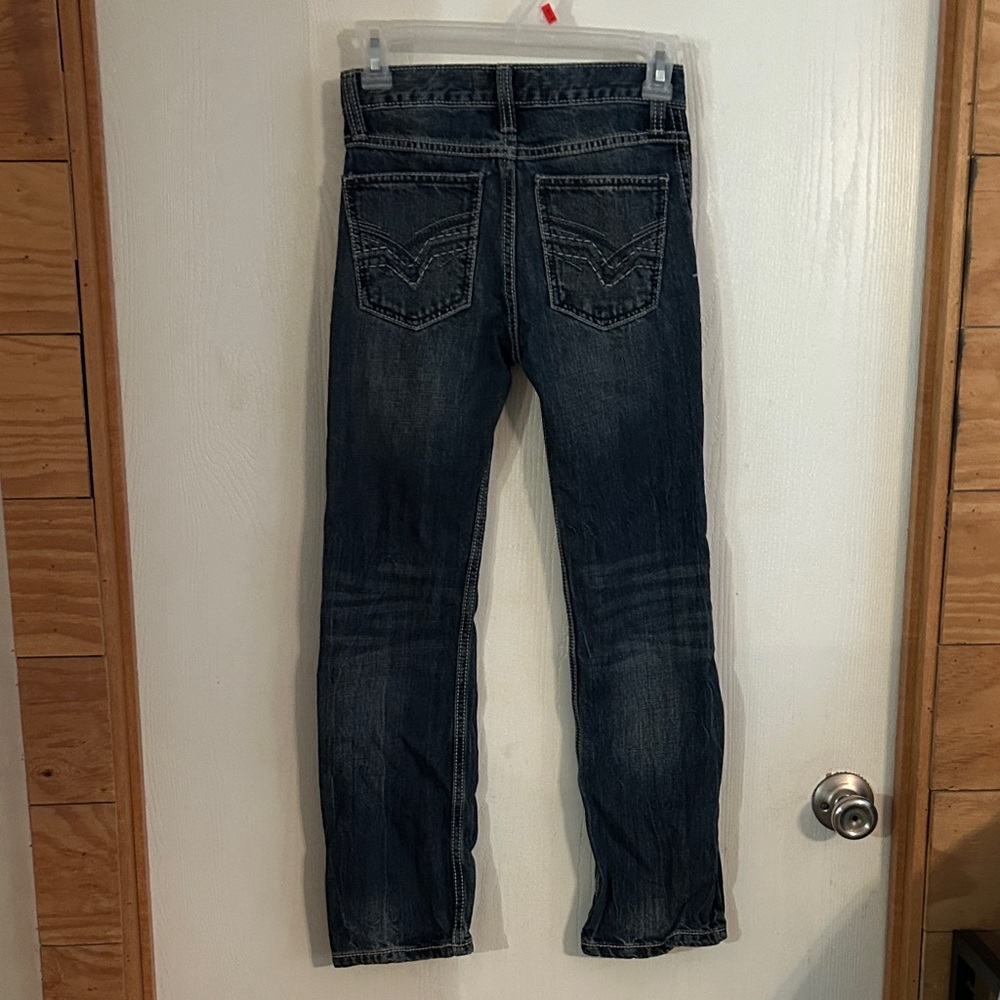 Girls Wrangler Dark Blue Straight Jeans 10r